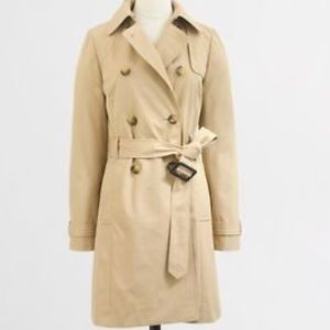 Jcrew trench coat size 4